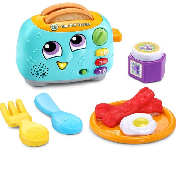 LeapFrog Yum 2-3 Toaster, Teal - Picture 2 of 4